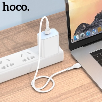 кабель hoco x37 cool power type-c - type-c 60w/3.0a/0.5m (білий) 