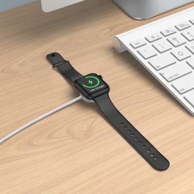 безпровідний зарядний пристрій для apple watch borofone bq13 (білий) 