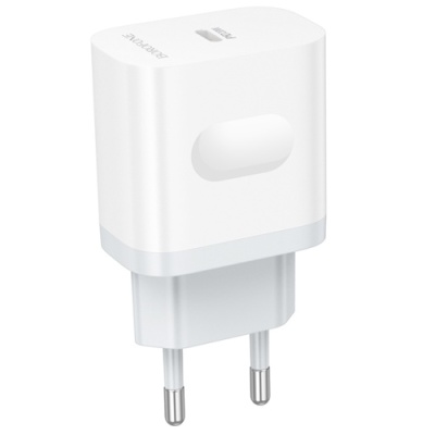 мережевий зарядний пристрій borofone ba99a 1type-c/20w/pd (білий) 