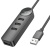 usb hub borofone dh5 erudite 4-in-1 (usb to usb3.0+usb2.0*3) 0.2m (чорний) 