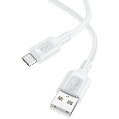 кабель borofone bx111 usb - microusb 2.4a/1m (білий) 