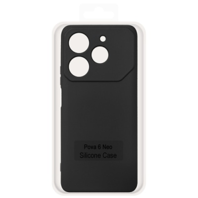Купить чохол soft silicone case full для tecno pova 6 neo (li6) (black) онлайн