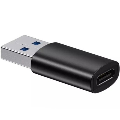 перехідник baseus ingenuity series mini otg type-c to usb 3.1 (zjjq000101) (black) 