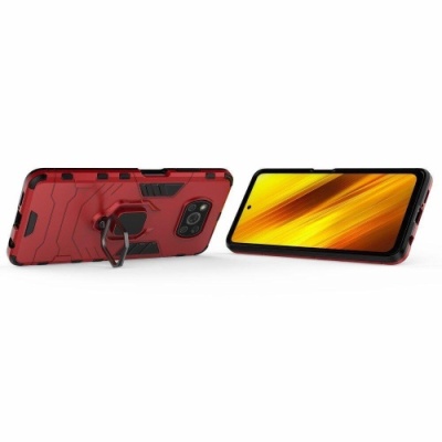 Купить чохол-накладка armor magnet для xiaomi poco x3/x3 pro - red онлайн