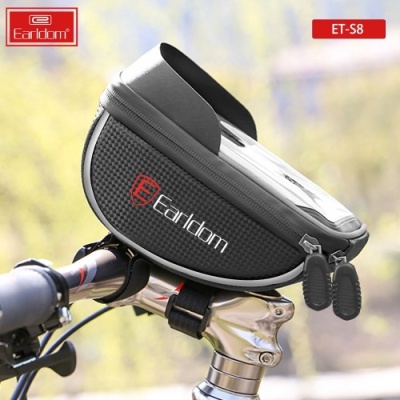 Велотримач-сумка для смартофона Earldom ET-S8 Waterproof Holder-Bag (Чорний)