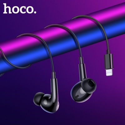 навушники hoco m111 pro lightning (чорний) 