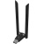 wi-fi адаптер w136 300mbps з двома антенами black 
