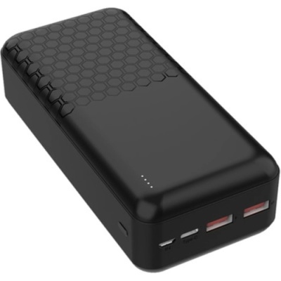 додаткова батарея power bank platinet (pmpb30op19b) pd20w+qc3.0 22.5w 30000mah (black) 