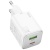 мережевий зарядний пристрій hoco n41 1usb/18w/qc3.0 + 1type-c/20w/pd (білий) 