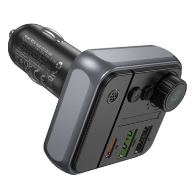 FM Модулятор Borofone BC50 38W PD20W+QC3.0 (Чорний)