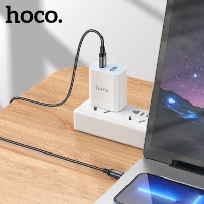 кабель hoco x89 wind (pd) type-c - type-c 60w 3a/2m (чорний) 
