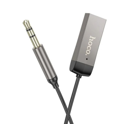 Bluetooth аудіо ресівер Hoco E78 (Сірий)