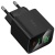 мережевий зарядний пристрій hoco cs83a 1usb/18w/qc3.0 + 1type-c/20w/pd (чорний) 