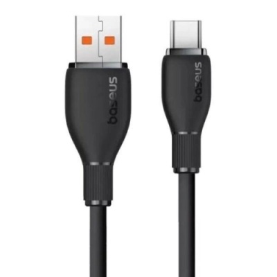 кабель baseus pudding series fast charging cable usb - type-c 100w/1.2m (p10355703111-00) (black) 