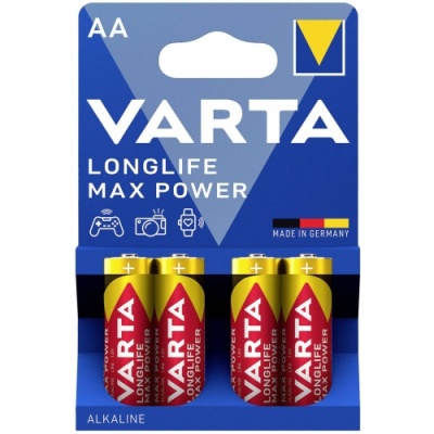батарейка varta longlife max power lr6 aa 4706 bl (4шт) 