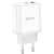 мережевий зарядний пристрій hoco c105a 1usb/18w/qc3.0 + 1type-c/20w/pd (білий) 