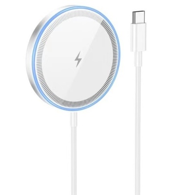 безпровідний зарядний пристрій hoco cw53 (сталевий) 