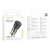 Автомобільний Зарядний Пристрій Borofone BZ25 38W 1USB/18W/QC3.0 + 1Type-C/20W/PD (Прозоро-Чорний)