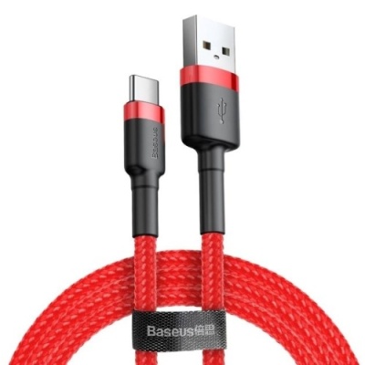 кабель baseus cafule usb - type-c 3.0a/1m (catklf-b09) (red) 
