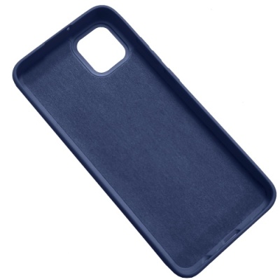 Купить силіконовий чохол soft silicone case для samsung a035 galaxy a03 - dark blue онлайн