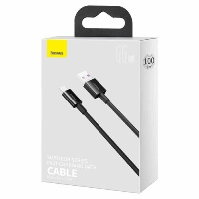 кабель baseus superior series usb - type-c 66w/1m (catys-01) (чорний) 
