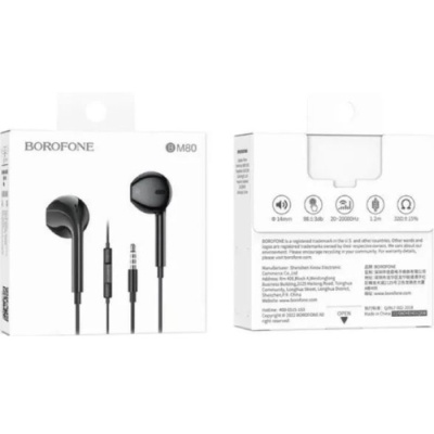 навушники borofone bm80 (чорний) 