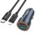 Автомобільний Зарядний Пристрій Hoco Z57A PD30W+QC3.0 (1USB/1Type-C) + (Type-C - Lightning) (Сірий) Автомобільний Зарядний Пристрій Hoco Z57A PD30W+QC3.0 (1USB/1Type-C) + (Type-C - Lightning) (Сірий)