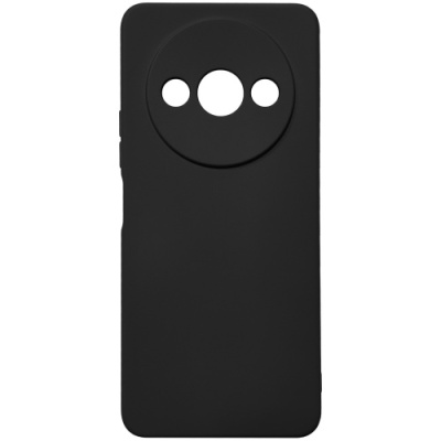 Купить силіконовий чохол soft silicone case для xiaomi redmi a3/poco c61 (чорний) онлайн