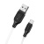 кабель borofone bx42 soft silicone usb - micro 2.4a/1m (білий) 