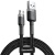 кабель baseus cafule usb - microusb 2.4a/0.5m (camklf-ag1) (black-grey) 