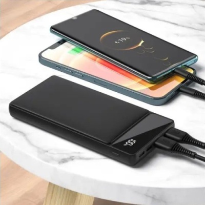 додаткова батарея power bank xo pr132 pd20w+qc22.5w 10000 mah (чорний) 