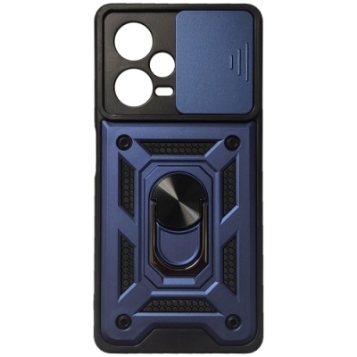 Купить чохол-накладка armor magnet camshield для xiaomi redmi note 12 pro plus - dark blue онлайн