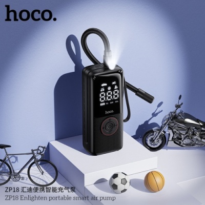 Автомобільний компресор Hoco ZP18 (чорний)