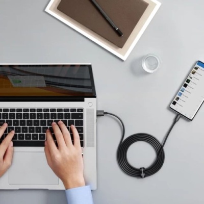 кабель baseus superior series (supervooc) usb - type-c 65w/2m (cays001001) (black) 