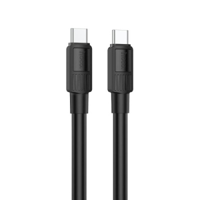 кабель hoco x84 solid (pd) type-c - type-c 60w 3a/1m (чорний) 