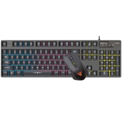клавіатура провідна + миша fantech major kx302s (чорний) 