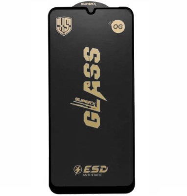 захисне скло glass full glue space для tecno spark go 3 (чорний) 