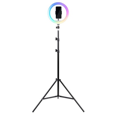 набір 2 в 1 трипод для смартфонів + світлодіодне кільце havit hv-st7026 