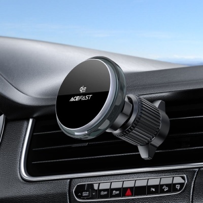 Автотримач Acefast D61 з БЗП (Сірий)