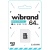 карта пам'яті wibrand microsdxc 64gb uhs-1 u3 10 class (чорний) 