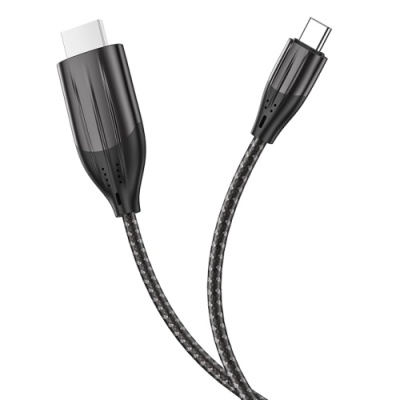 перехідник hoco ua16 type-c - hdmi (сірий) 