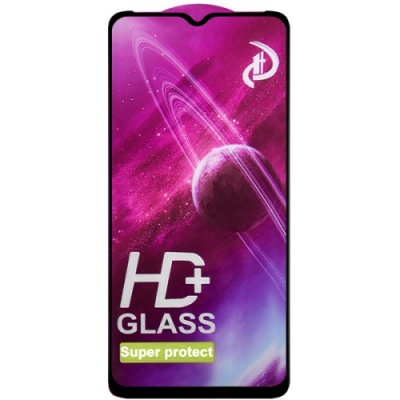 захисне скло glass full glue space для tecno spark 10 (чорний) 
