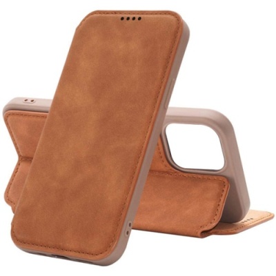 Купить чохол-книжка fitow leather для apple iphone 12 mini - brown онлайн