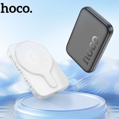 додаткова батарея power bank hoco j117 esteem pd20w magnetic 5000mah (чорний) 