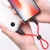 кабель hoco x21 plus silicone usb - microusb 2.4a/0.25m (чорно-червоний) 
