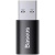 перехідник baseus ingenuity series mini otg type-c to usb 3.1 (zjjq000101) (black) 