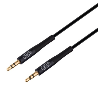 кабель aux xo nb-r175b 3.5mm to 3.5mm 2m (чорний) 