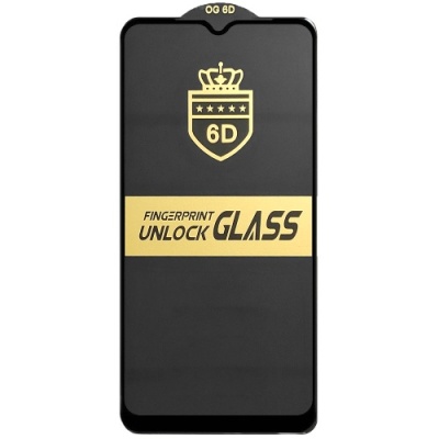 захисне скло 6d anti-static для samsung a025 galaxy a02s/a037 galaxy a03s (чорний) 