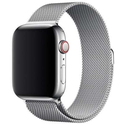 ремінець для apple watch milanese loop 42/44/45/49 mm (сталевий) 