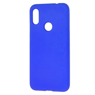 Купить силіконовий чохол soft silicone case для xiaomi redmi note 7 - blue онлайн